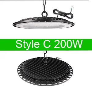 Tayire 100 W 200 W 300 W UFO-Lampe LED-Hochregalleuchten 220 V Kommerzieller Industriemarkt Lagerlicht Werkstatt Garagenlampen 6000 K 5