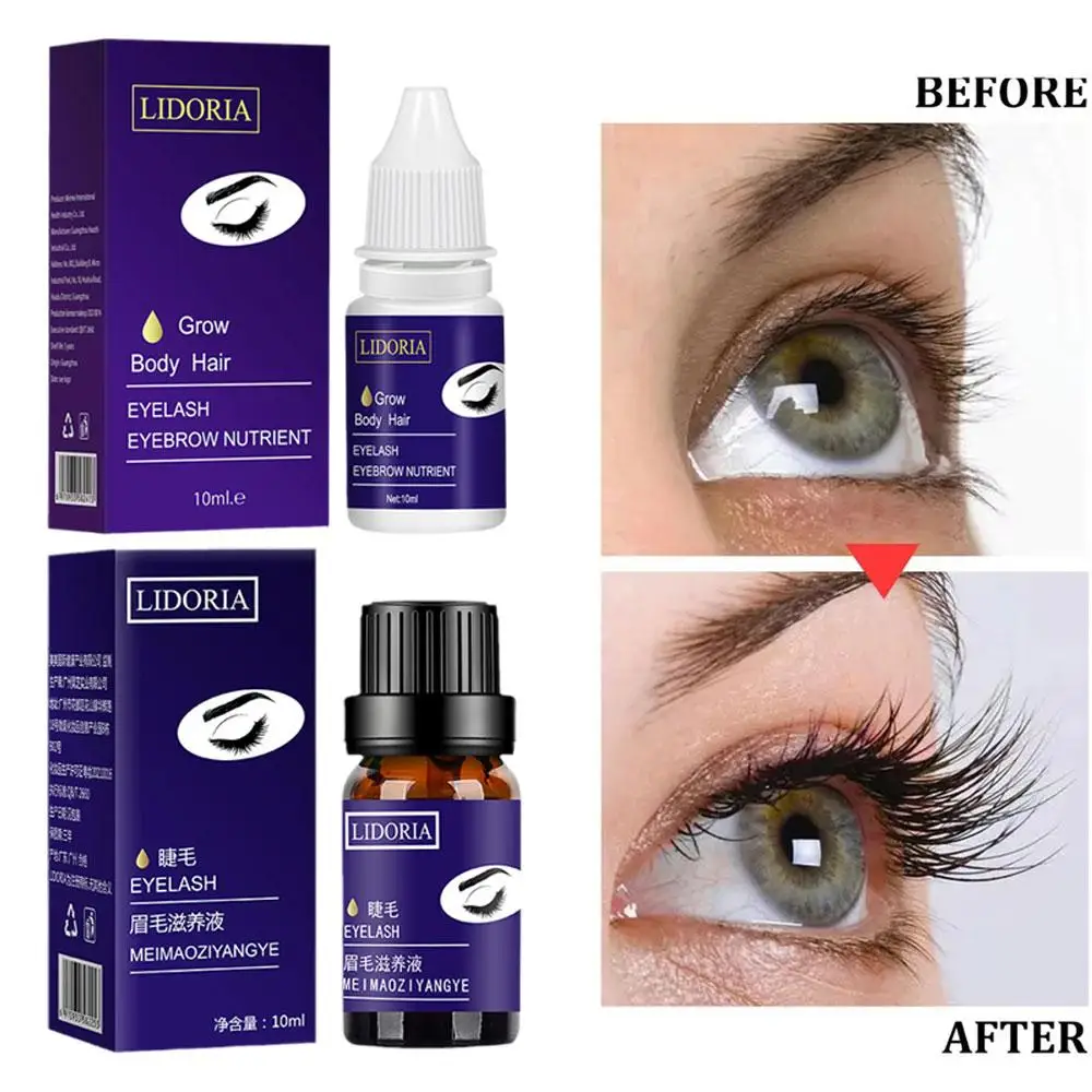 Eyebrow Eyelash Growth Serum Fast Growing Prevent Hair Enhancer Fuller Care 10ml Eyelashes Makeup Longer Loss Thicker Lashe A2M9