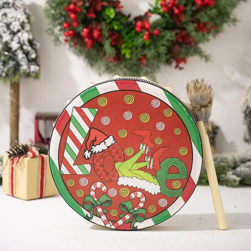 Shaman Drum Christmas Instrumental Drum Shamanic Instrument Fashion Desktop Ornament For Home Decor Drum Sound Healing Tool