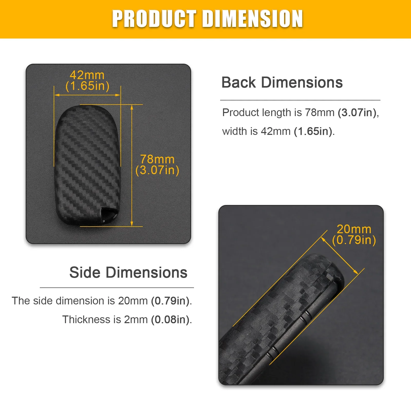 Funda de silicona de fibra de carbono para llave inteligente, para Jeep Grand Cherokee Compass Renegade/Dodge Journey Durango/Fiat 500X/Chrysler 300