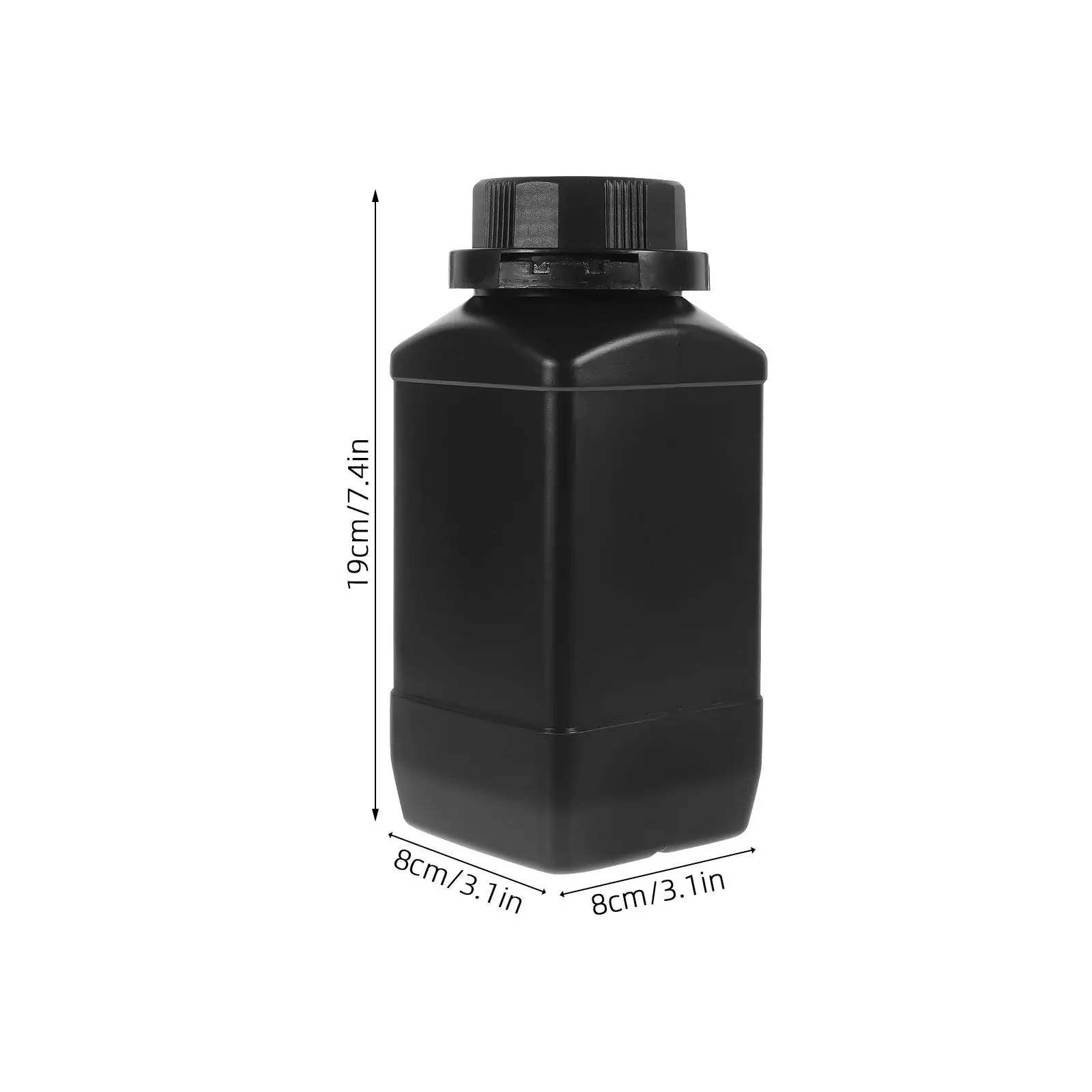 Plastic Bottles Lab Reagent Sample Storage Laboratory Halloween Christmas Chemical Cap Screw 6PCS