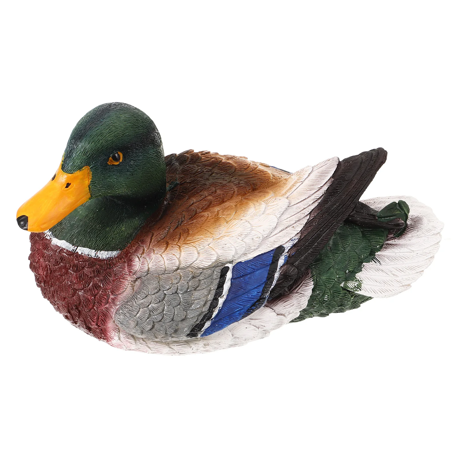 

Floating Duck Statue for Pond Garden Resin PU Water Decor Outdoor Balcony Yard Landscape Sculpture Simulation Figurine Ornament