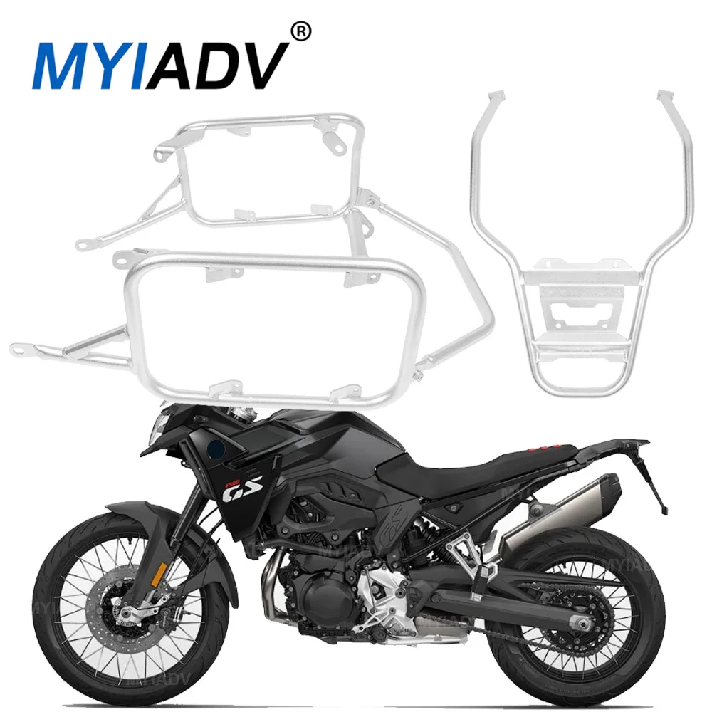 F900GS Pannier Rack For BMW F900 F 900 GS 2024 2025 Motorcycle Luggage Rack Top Tail Case Topcase Saddlebag Box Suitcase Bracket
