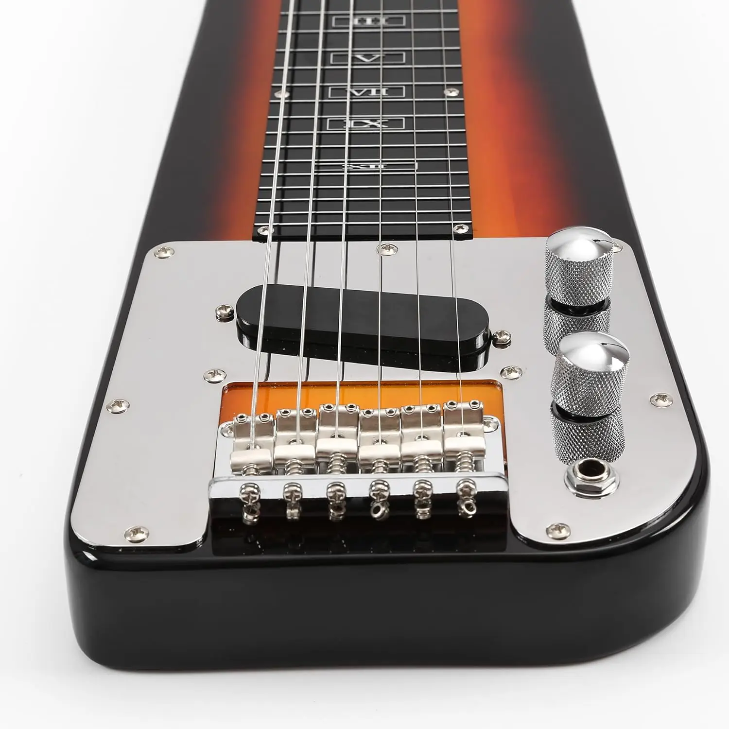 Lap Steel Guitar, Electric Slide Guitars ,  String Slotted Headstock Steel Guiter with Gigbag &Slide Bar