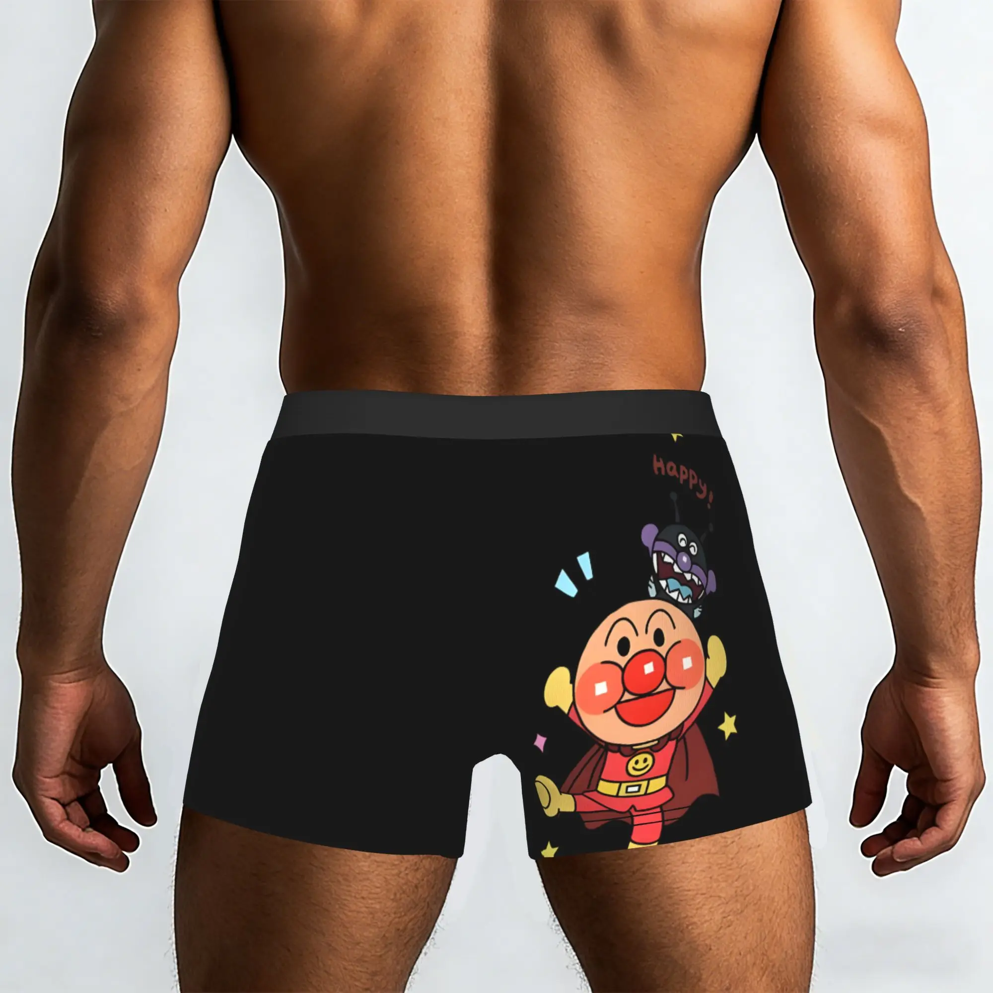 Anime Superhero anyway japan Bandai Anpanman Underpants Breathbale Panties Men's Underwear Comfortable Shorts Boxer Briefs