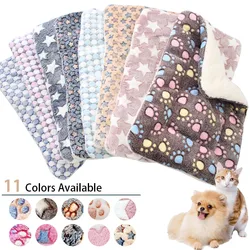 Polymères de couchage lavables pour animaux de compagnie, lit pour chien, litière pour chat, canapé pour chiot, joli matelas, coussin pour petit et grand chien, couverture, fournitures pour animaux de compagnie