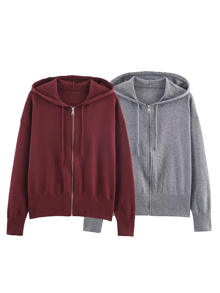 

Women's Autumn Jacket 2025 Women New Solid Color Long Sleeve Zipper High Street Short Jacket Lady Fashion Leisure Outerwears