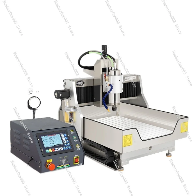 

Computer Square Rail Engraving Machine Small CNC Engraving Machine Woodworking 4-Axis Metal Seal Mold Engraving Milling