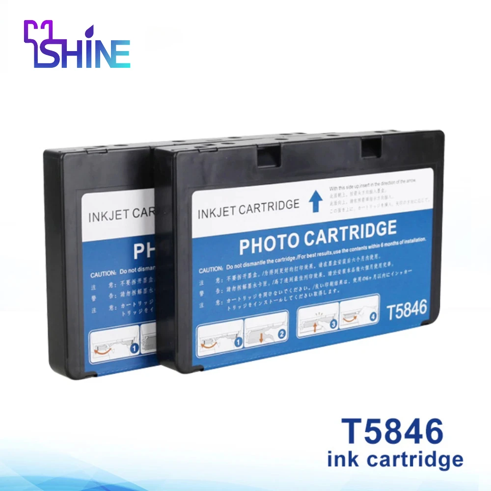 T5846 E-5846 Compatible Ink Cartridge for EPSON Picture Mate PM200 PM240 PM260 PM280 PM290 PM225 PM300 Inkjet Printer