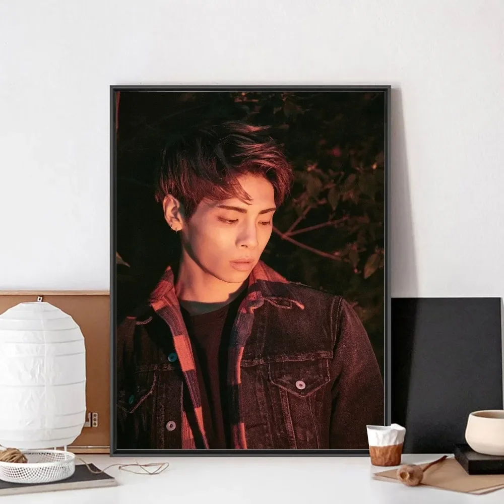 jonghyun Poster No Framed Poster Kraft Club Bar Paper Vintage Poster Wall Art Painting Bedroom Study Stickers