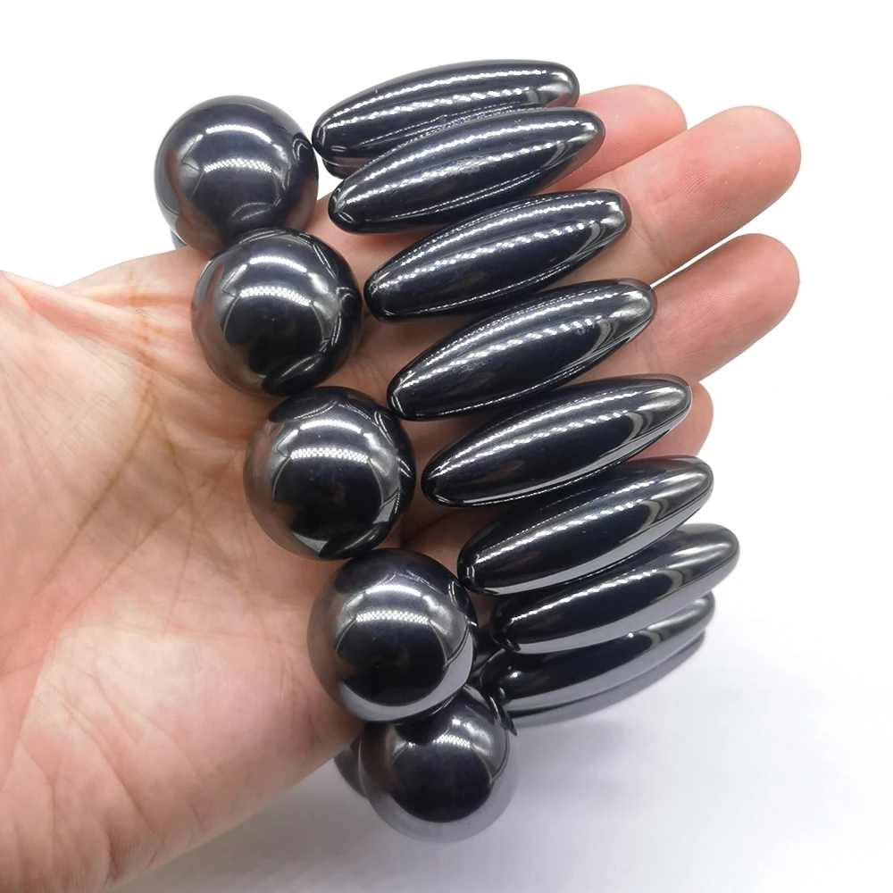 

Round Magnet Ball Strong MagneticNatural Hematite Oval Balls Shape Gemstone Beads Refrigerator Whiteboard DIY Decoration Gift