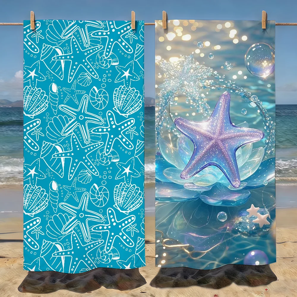 Sea Star Towel Soft Pool Gift For Travel Gym Shower Camping Quick Dry Sports Beach Towels