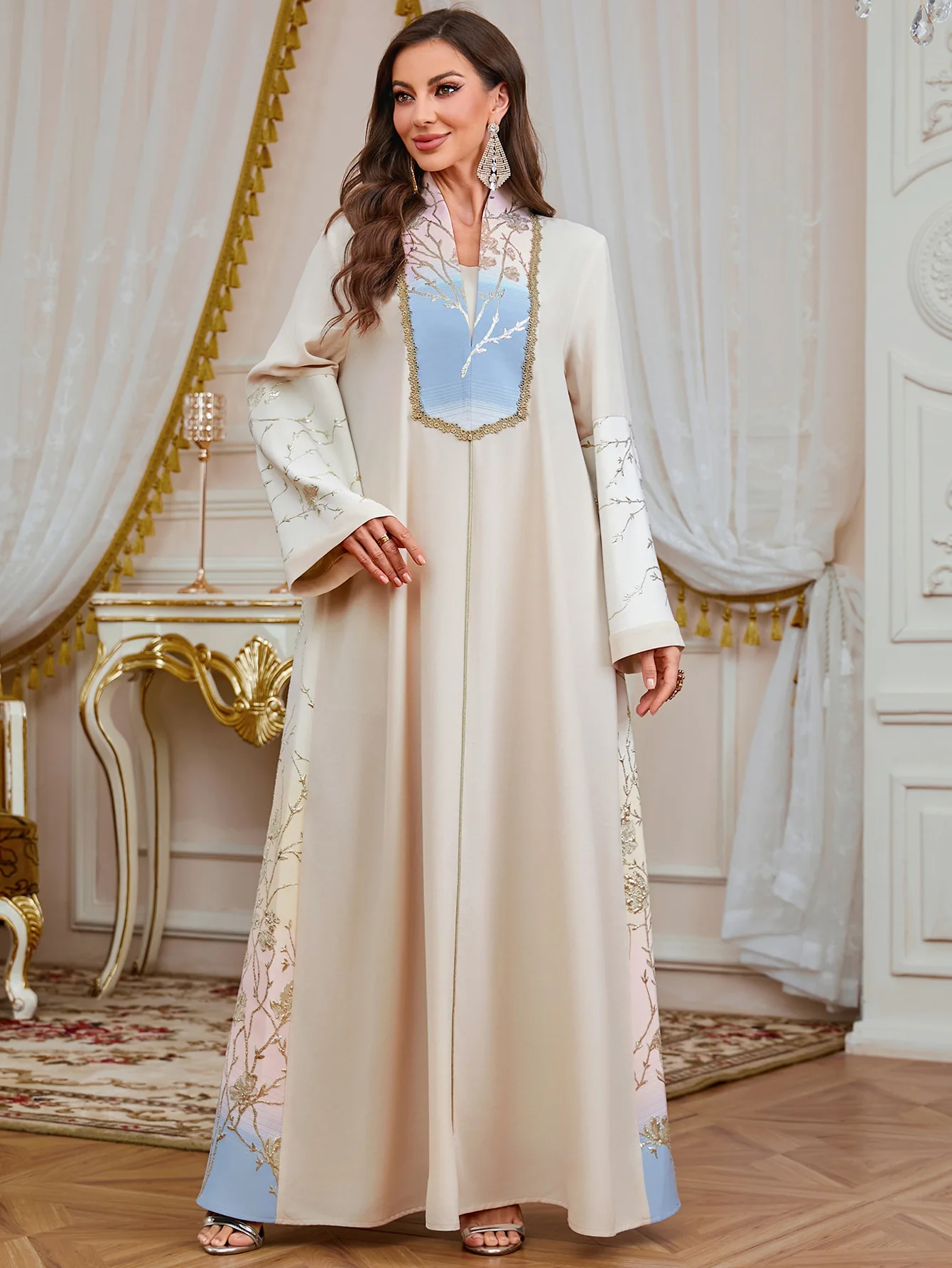 Abito da Sera Elegante Islamic - Embroidery Arabic recensione e prezzo