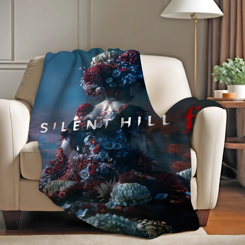 

HOT GAME S-SILENT H-HILL F Blanket Warm And Soft Suitable For Bedroom Living Room Sofa Bed Office Travel Camping