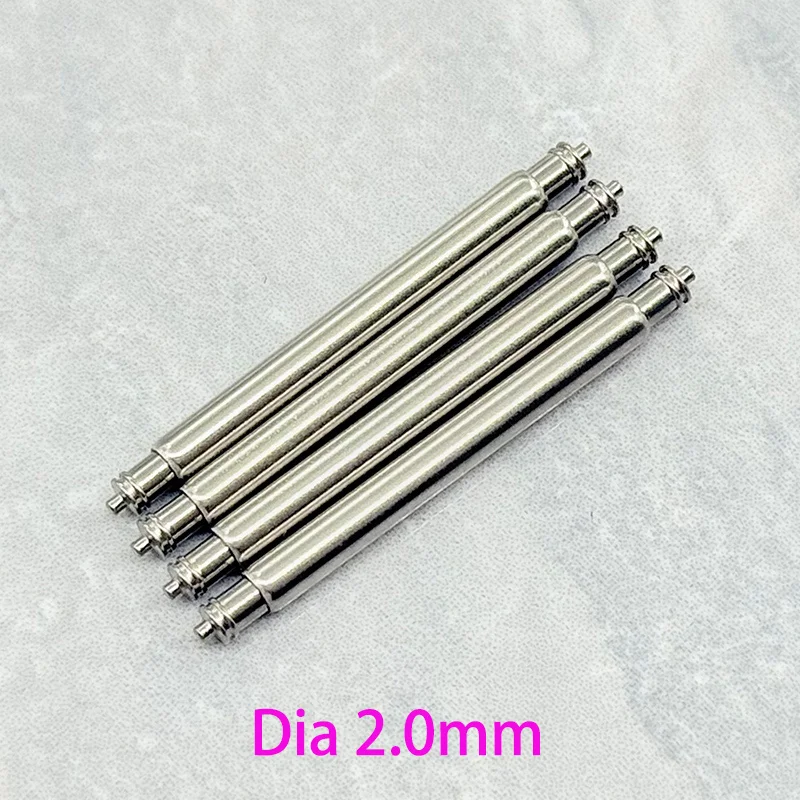 Strap Spring Bars Dia 2.0mm 2.5mm Fits SKX007 SKX009 Turtle Watch Case Watch Bracelet 20mm 22mm 26mm 24mm Band Link Pins