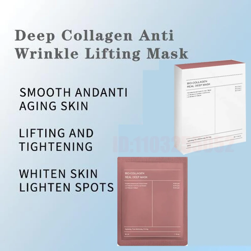 Bio Collageen Echte Diepe Masker, Collageen Masker 'S Nachts, Gezichtsverzorging Collageen Masker Hydraterende Anti-Aging Masker Persoonlijke Dagelijkse Verzorging