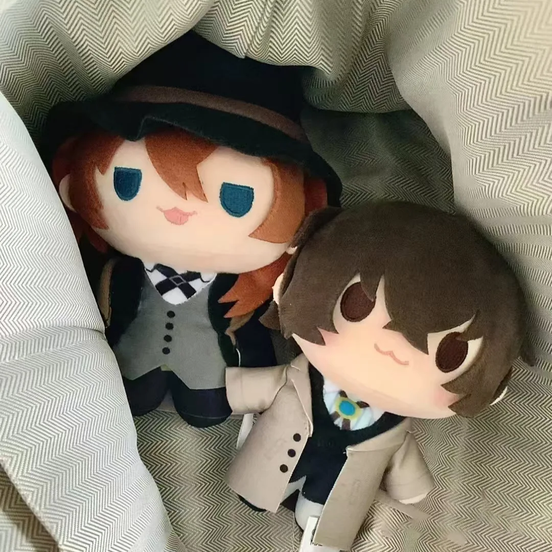 

20 см Dazai Osamu Nakahara Chuuya, хлопковая кукла, нарядное платье, плюшевая игрушка, косплей, мультяшные мягкие игрушки, рождественский подарок