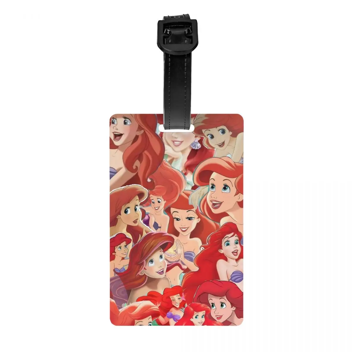 

Custom The Little Mermaid Luggage Tag Privacy Protection Baggage Tags Travel Bag Labels Suitcase