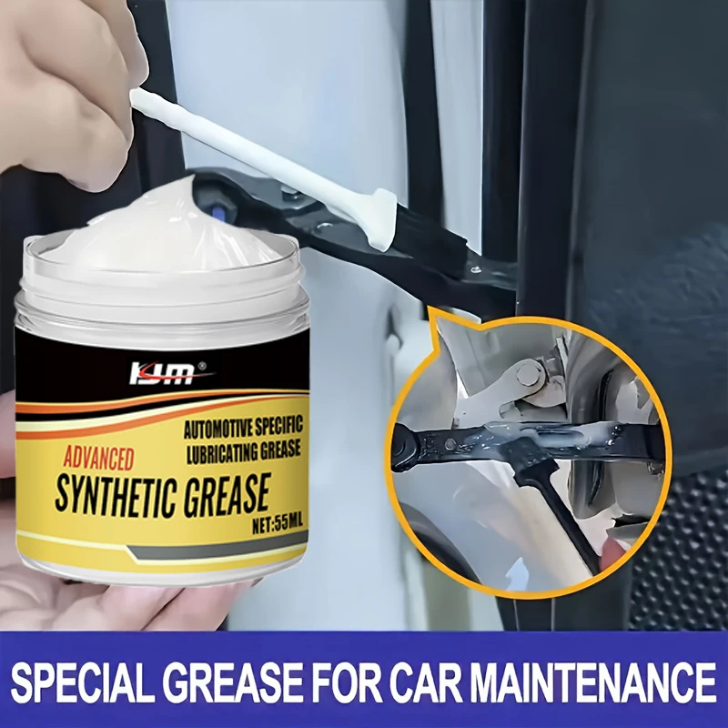 High Performance White Grease Heavy Duty Anti Stick Anti Corrosion Wear Resistant For Car Door Hinge Window Slide Lubricant