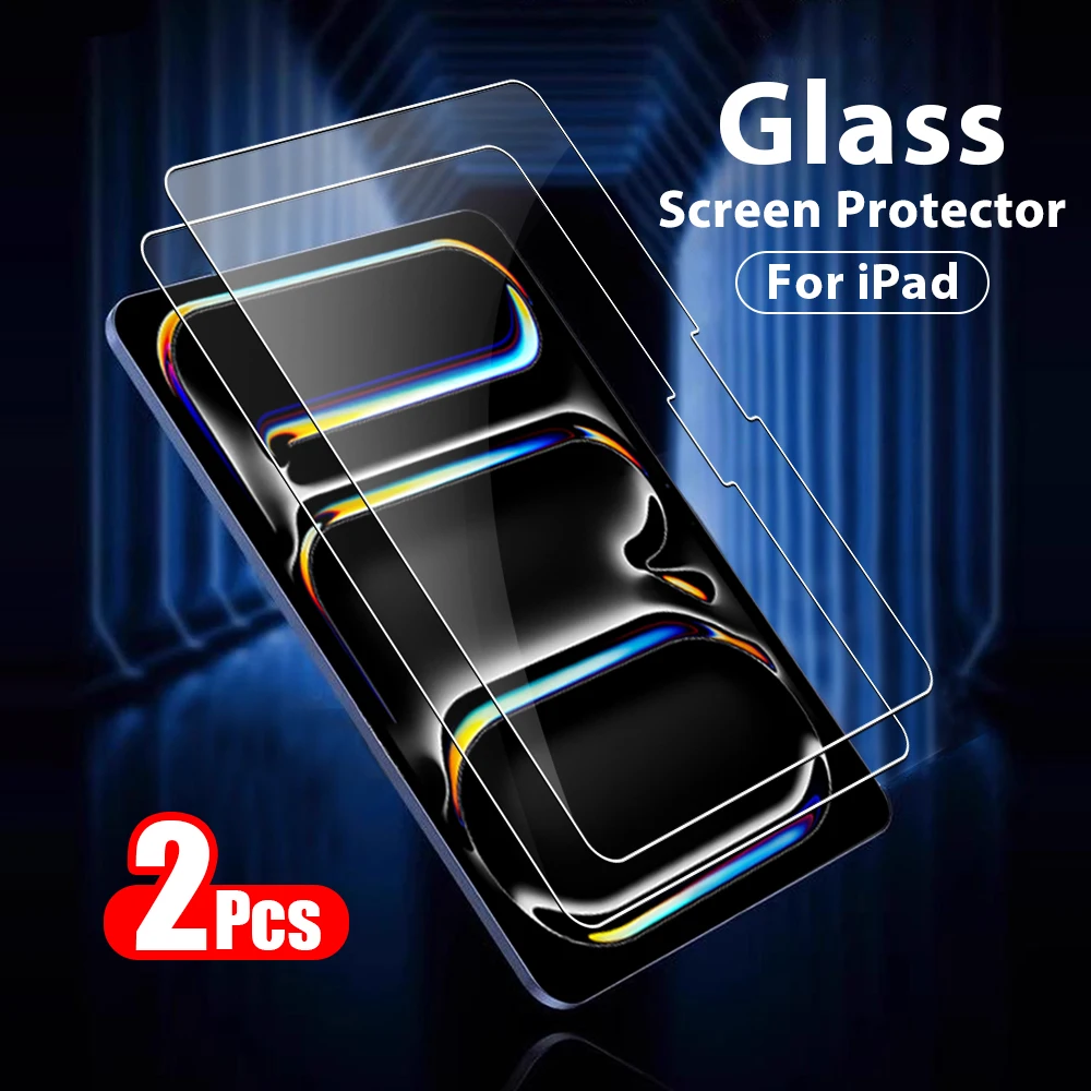 Protecteur d'écran en verre Guatemala pour iPad Pro, 11, 13, figurine, M2, 12.9, 12, 9, 10e génération, 9e génération, Air 5, 4, 3, 8e, 7e, Mini 6, 7, Film, 2 pièces