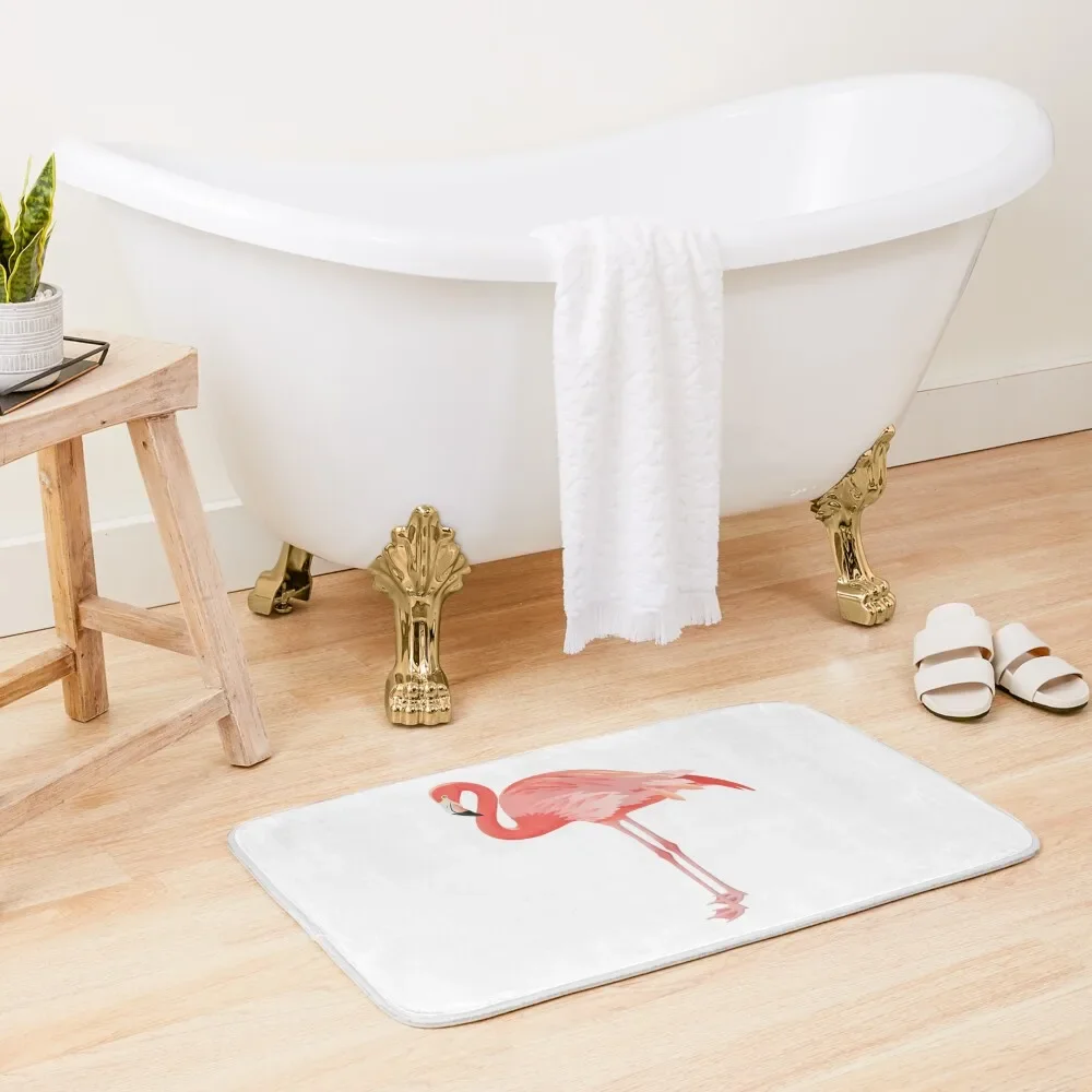 

Flamingo Bath Mat For The Bathroom Bathroom Utensils Mat