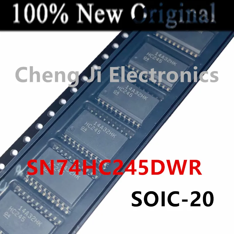 10 teile/los sn74hc244dwr hc244 、 sn74hc245dwr hc245 、 sn74hc373dwr hc373 SOIC-20 neuer originaler 8-Wege-D-Latch-Chip