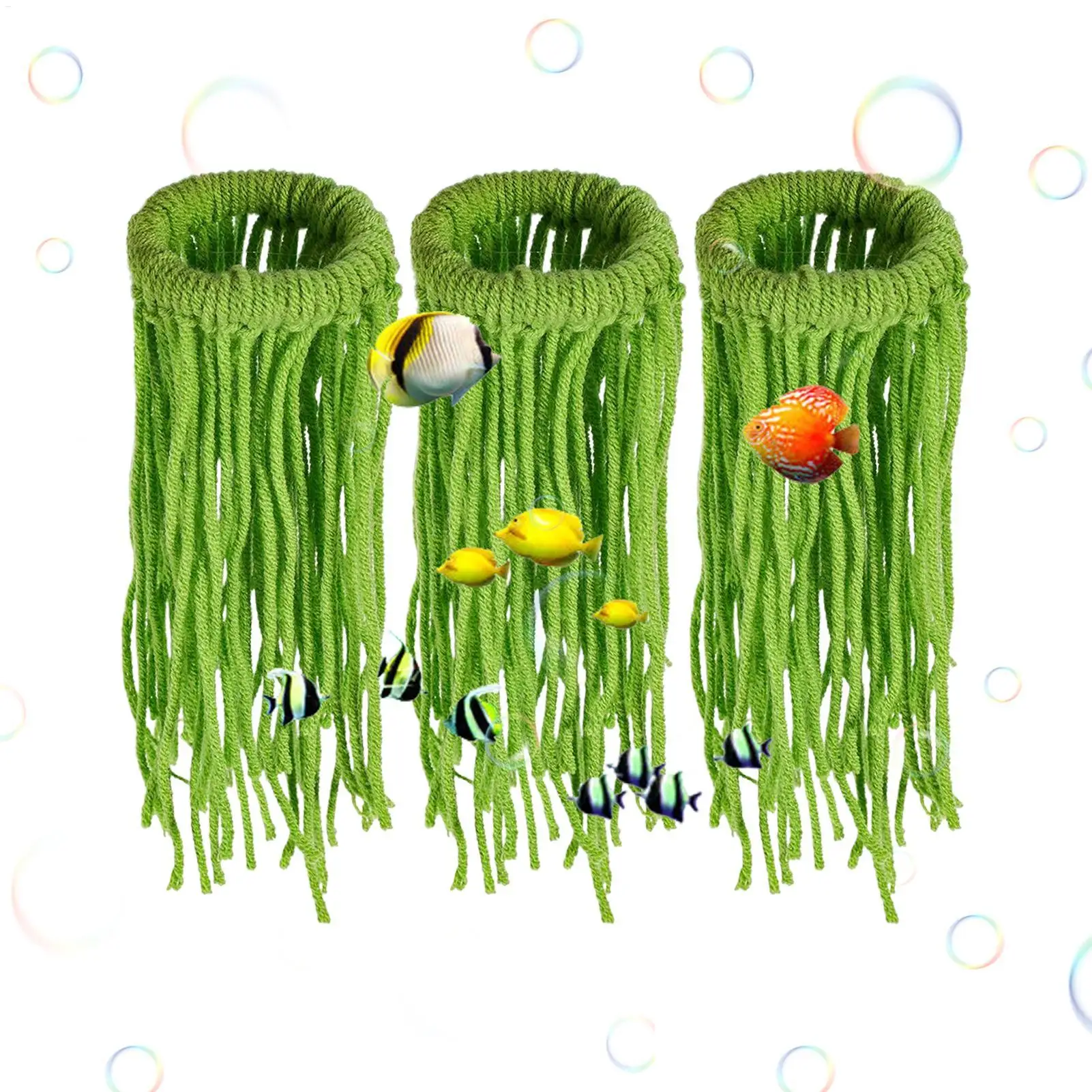 Aquatic Plant Spawning Mop Floating Cotton Spawning Mop Fish Plant Breeding Tool For Home Aquarium Egg Laying Aquatic Tank
