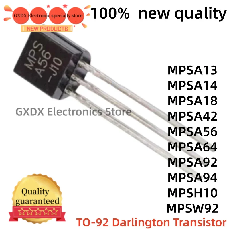 5 pieces 100% new quality MPSA13 MPSA14 MPSA18 MPSA42 MPSA56 TO92 MPSA64 MPSA92 MPSA94 MPSH10 MPSW92 TO-92