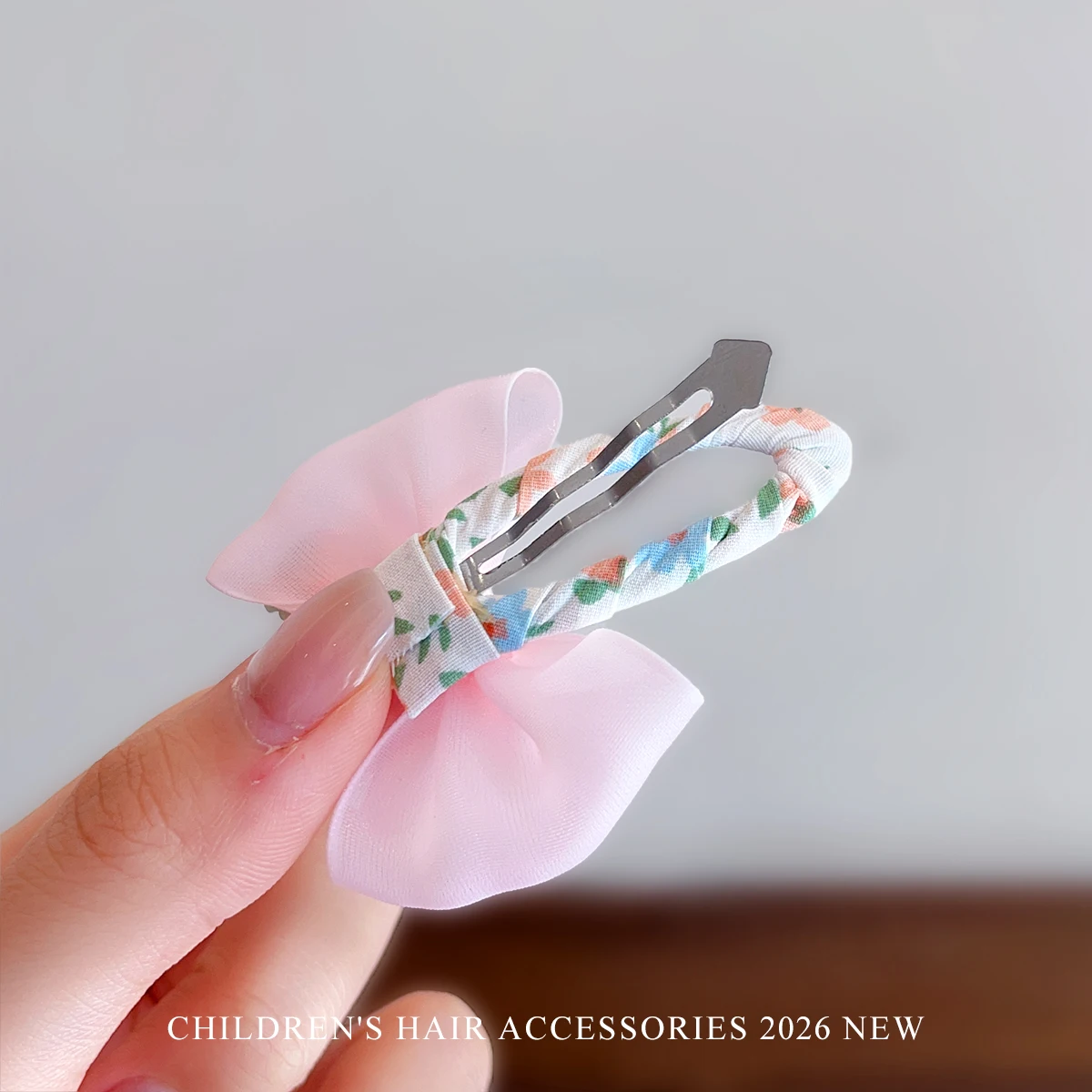 Neue süße 4-teilige Tüll-Schmetterlings-Haarspangen für Frauen, Mädchen und Kinder, in Macaron-Farben, Organza-Schleifen-Haarspangen, Haar-Accessoires. – Detail 13