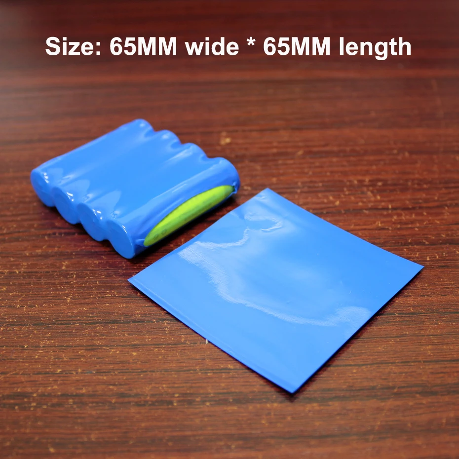 100pcs/lot 14500 battery film sleeve PVC heat shrinkable sleeve Battery sheath insulation shrink film tube