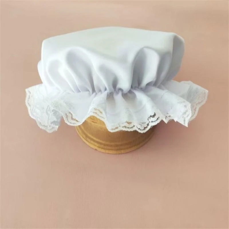 

J15U Baby Photography Props Chefs Costume Apron Chefs Hat Newborn Shower Photo Props