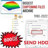 Newest Ecu Softwares 800GB 2023 Chip Tuning Files Over 200.000 Moded Stage Tutorial Videos Damos