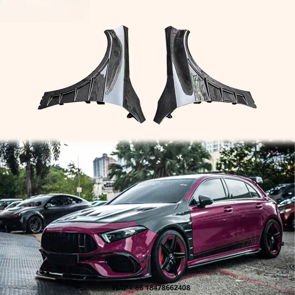 

For Mercedes Benz A-Class W177 Hatchback 5 Door 18-24 Vented Carbon Front Fender