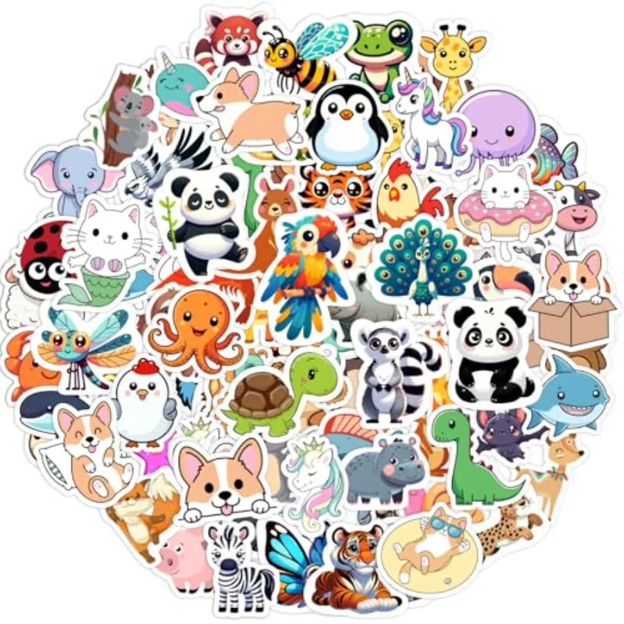 100 PCS Water Bottle Stickers for,Waterproof Vinyl for,Skateboard, Laptop Stickers for Girls Boys Classroom Prizes