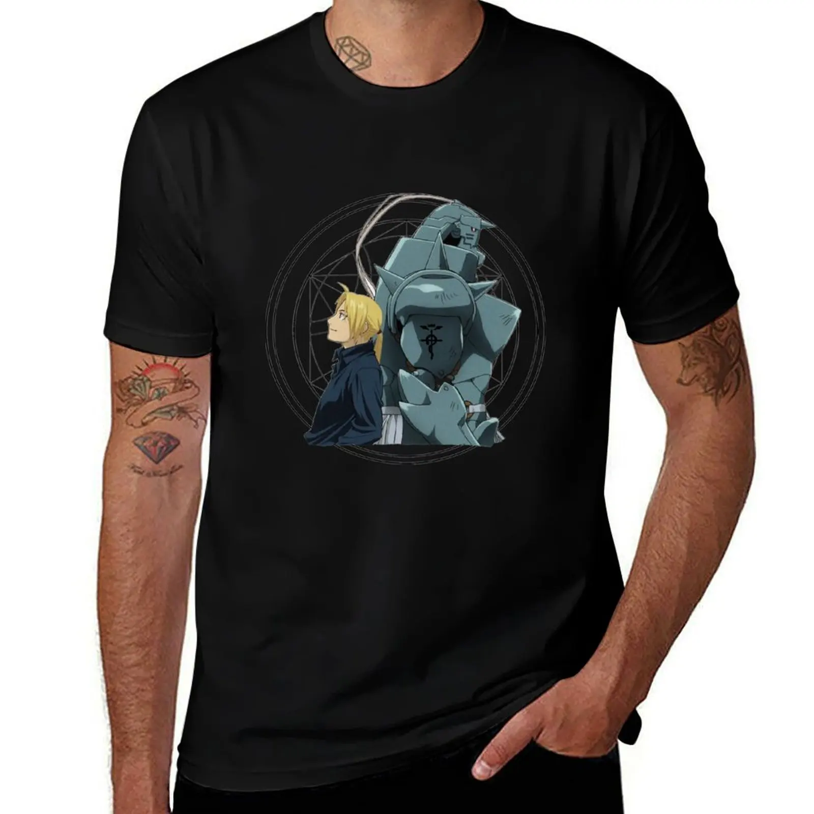 

Fullmetal Alchemist T-Shirt man t shirts cotton t shirts for man slim fit T-Shirt