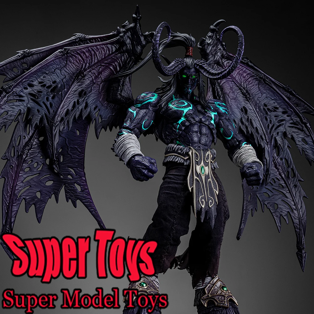 

Hero Toys масштаб 1/10, мужской солдат, охотник на демонов, черный, ограниченная серия, полный набор, около 24 см, экшн-фигурка, модель, коллекция подарков