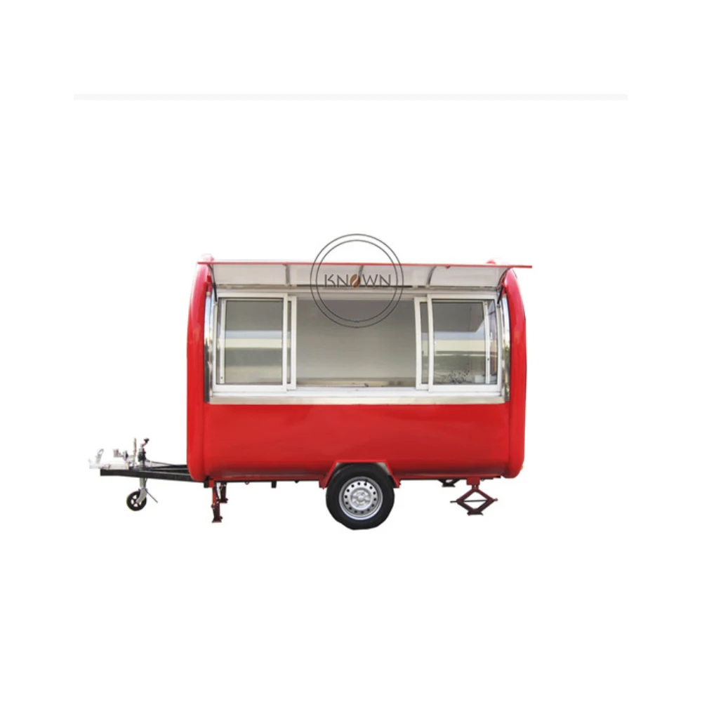 Customized Fast Street Vending Cart Mobile Snack Food Trailer With Kitchen Manufauturers Pri