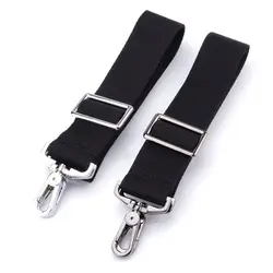 3.8cm Width Black Nylon Shoulder Bag Strap Adjustable Replacement Detachable Belt for Women Messenger Bag Handle Handbag Belt