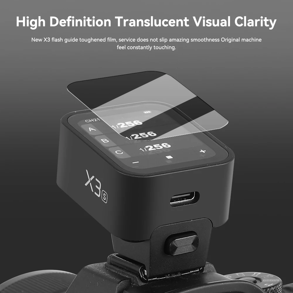 Godox الزجاج المقسى ل Godox X3 Xpro الزناد V1 V850III V860III TT685II V860II V850II TT600 V350 TT350 كاميرا ضوء فلاش