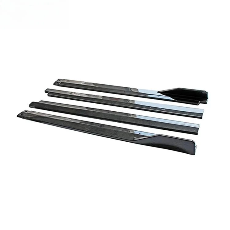 Glossy Black ABS Carbon Look Car Side Bumper Skirts for Vista Daihatsu Altis Camry XLE XSE Nightshade XV80 2025