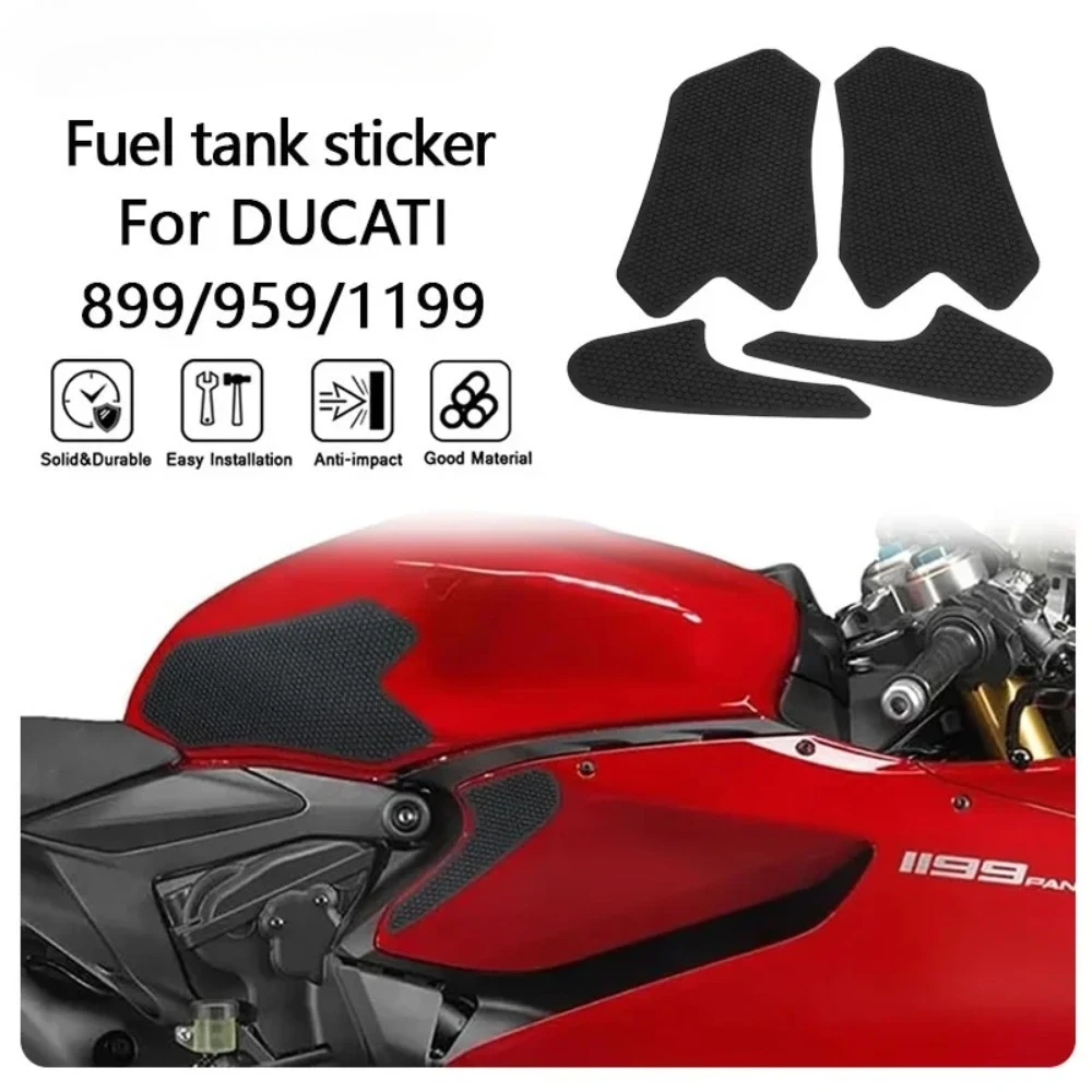 

Motor For DUCATI 899/959/1199/1299 Motorcycle Tank Traction Pad Side Gas Knee Grip Protector Anti Slip Sticker