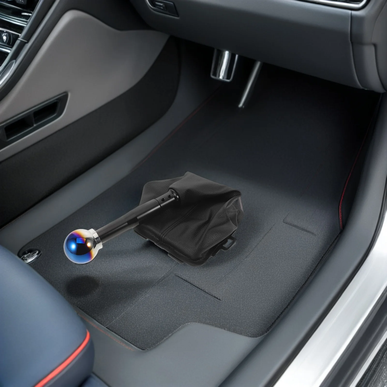 

Shift Boot Cover Universal For Manual Transmission Car Interior Gear Shift Knob Dust Cover Anti-Slip Shifter Hood - Automotive