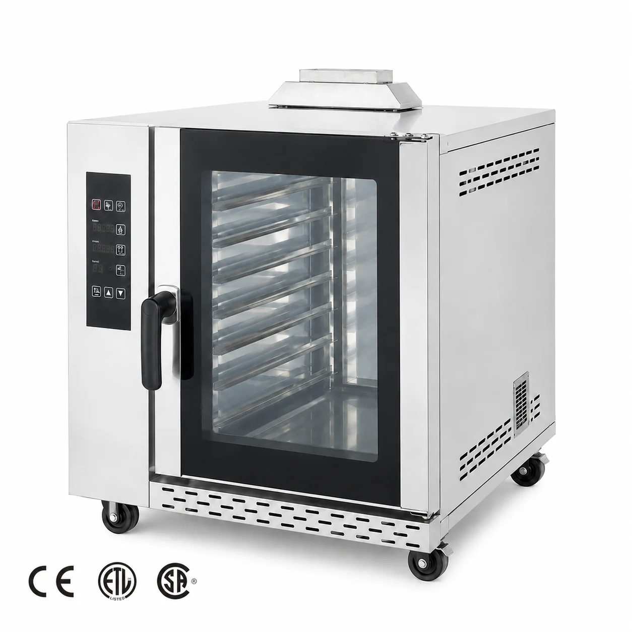 CE ETL Certified Bakery Electric Gas Automatic Convection Hot Air Pie Cookie Bread Pizza Baking Commercial Oven