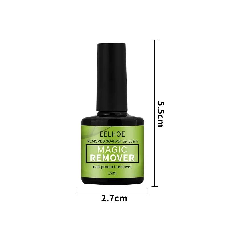 Magic Fast Remover Nail Gel Polish Remover UV Gel Polish Soak Off Degreasr Manicure Layer Nail Art Removal Semi-permanet Varnish