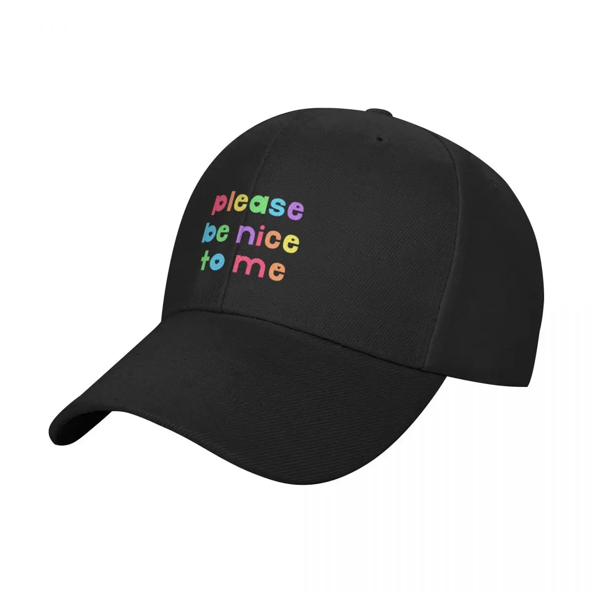 Please Be Nice To Me ver. 1 Baseball Cap Hat Man For The Sun Wild Ball Hat Luxury Hat Cosplay For Man Women's