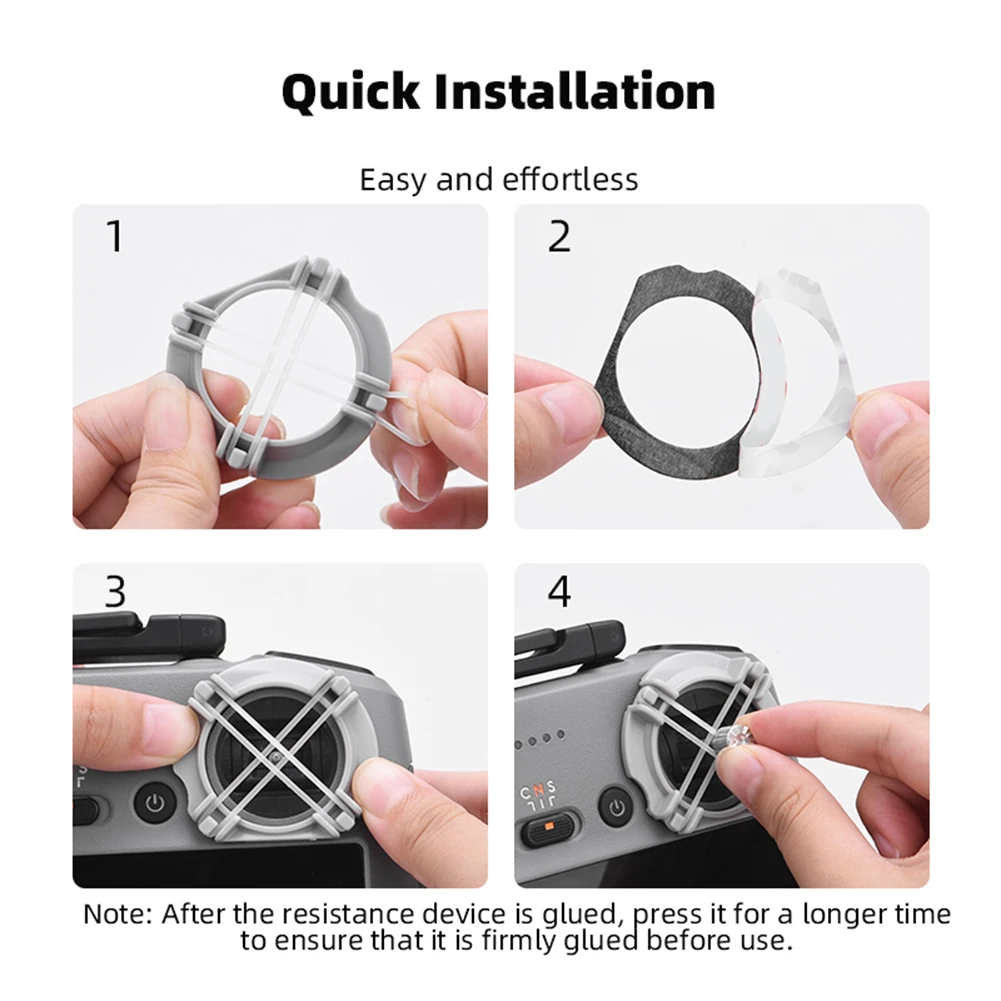 1 Pasang Peredam Rocker Drone Pengontrol Jarak Jauh Peredam Rocker Jempol Joystick Braket Dudukan Tetap untuk DJI Air 3 /Mini 4 Pro RC/RC 2