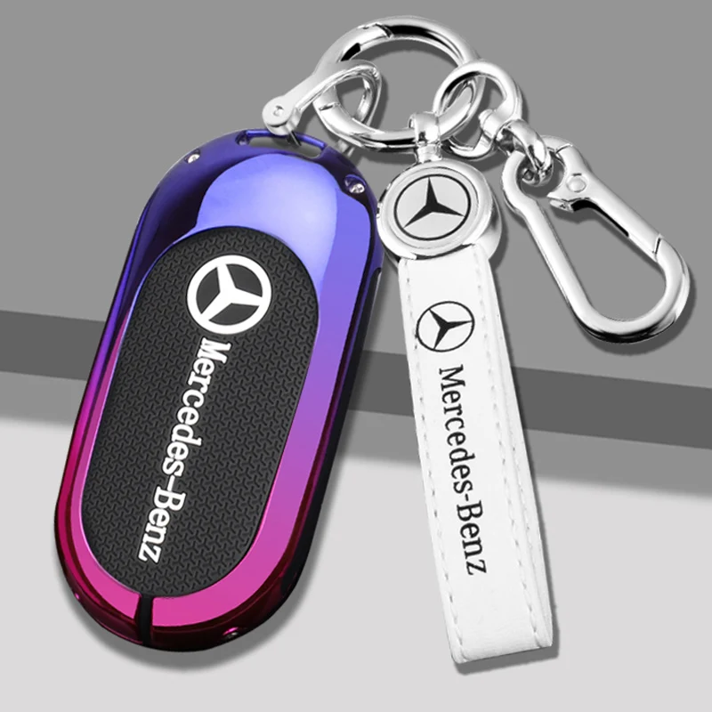 حافظة مفاتيح السيارة لسيارة Mercedes Benz A C E S G Class GLC CLE CLA GLB GLS W177 W205 W213 W222 AMG W206 W223 S350 C260 C300 S400