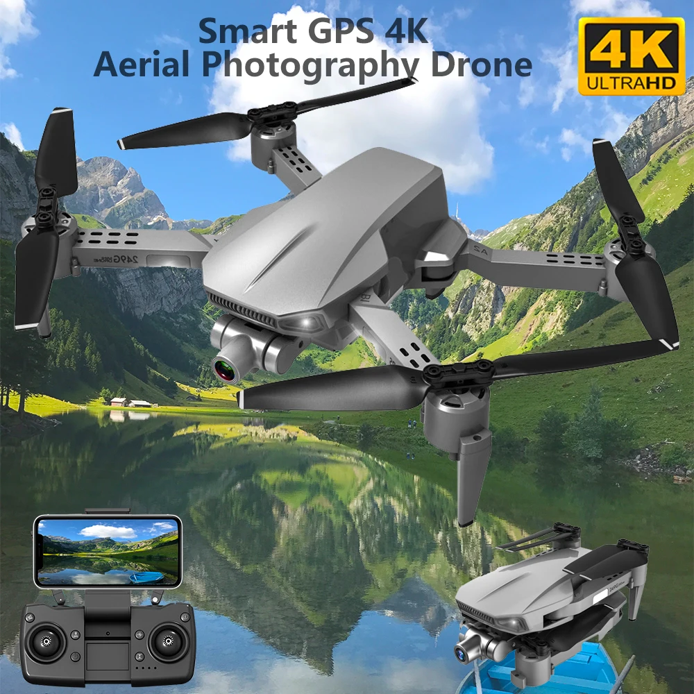 الطائرة بدون طيار 4k المهنية مع كاميرا 2-محور Gimbal فرش 5G Wif FPV نظام تحديد المواقع هليكوبتر طوي المضادة للاهتزاز التصوير أجهزة الاستقبال عن بعد