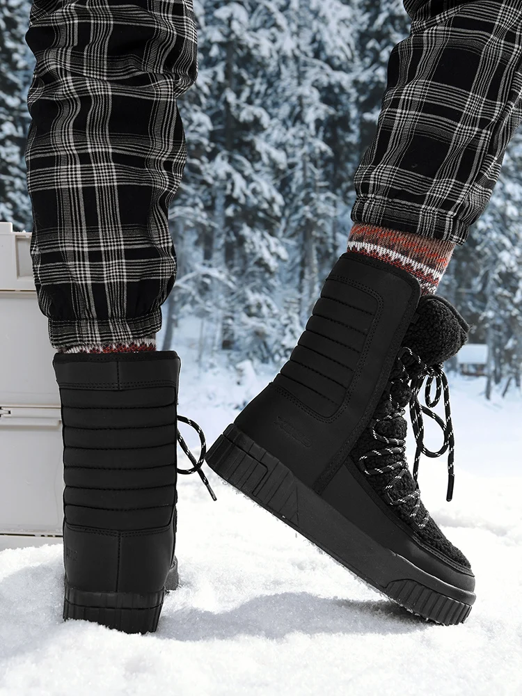 Botas de montaña impermeables mujer – Resistente frío invierno outdoor - imagen 5