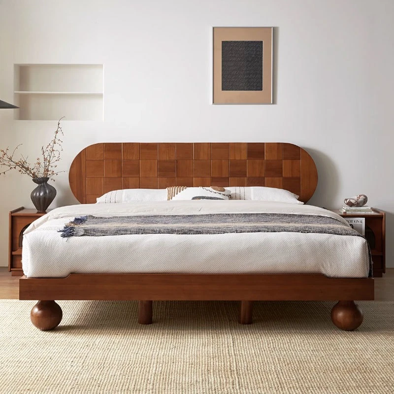 

North American black walnut bed